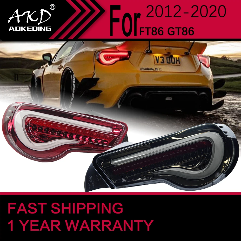 Car Lights for Subaru BRZ LED Tail Light 2012-2020 FT86 GT86 Rear Stop Lamp Brake Signal DRL Reverse Automotive Accessories