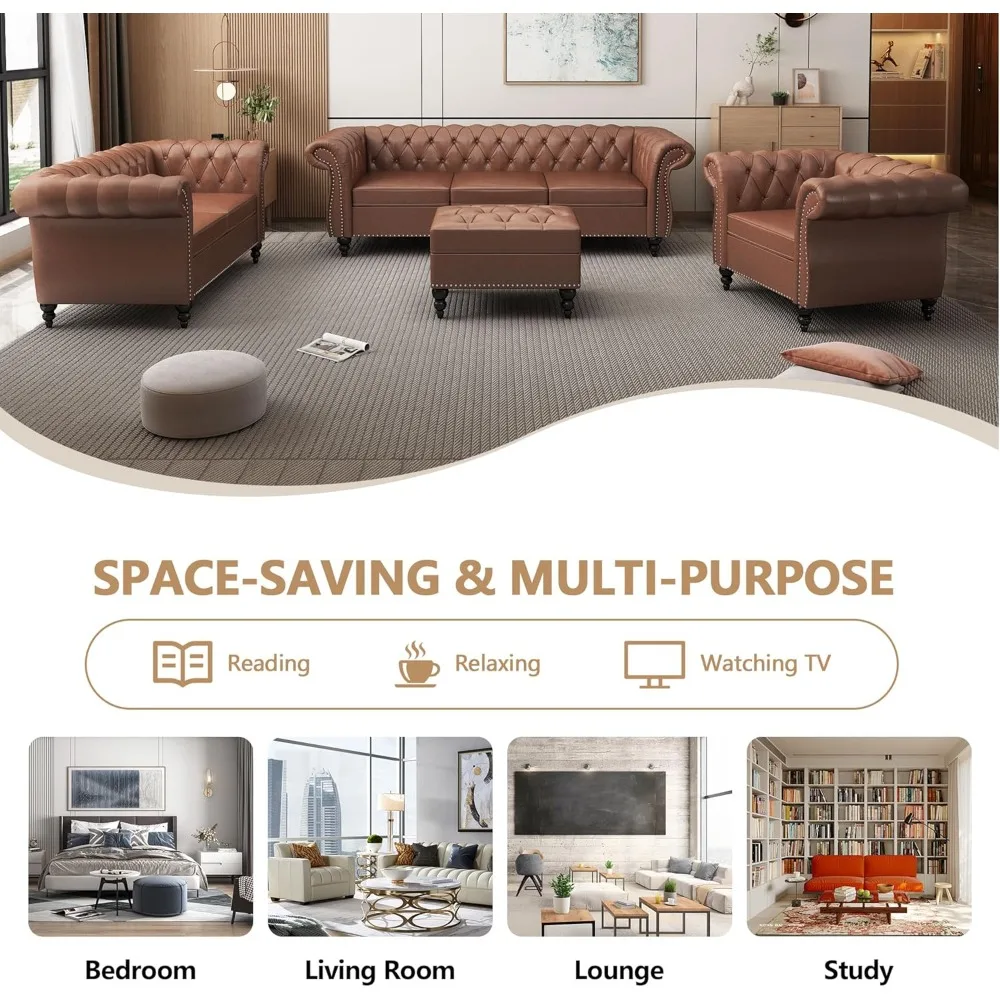 Ljustra Chesterfield Sofa