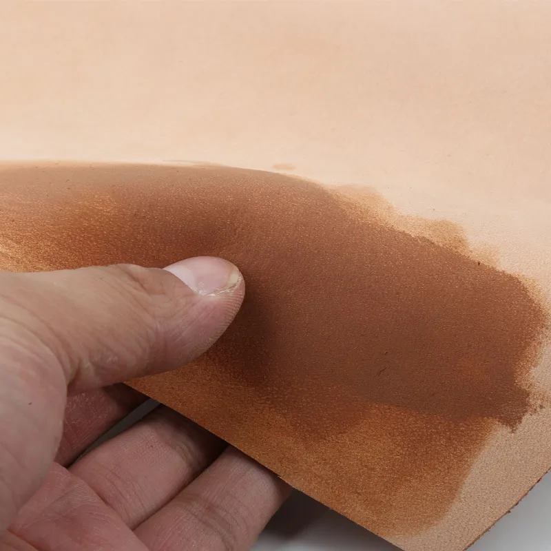 First-layer pure cowhide without coating matte original color leather skin embryo matte surface water-absorbing breathable