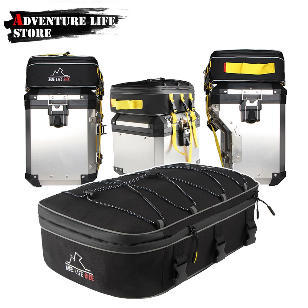 Motorcycle luggage bag Universal waterproof multi-function panniers bag case luggage bags side rack carrier storage bag for YAMAHA HONDA BMW