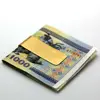 Fashion Delicate Man Clip Money Metal Holder 2 Colors Gold Color Cash Clamp Money Clip Wallet Credit Card ID Clips 1