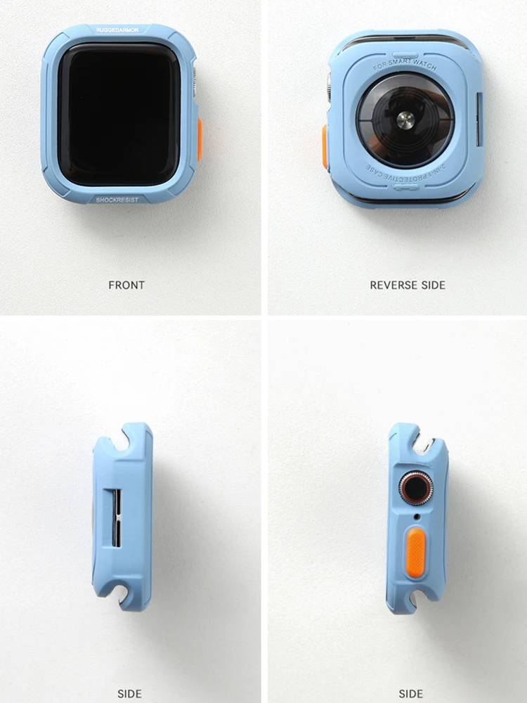 Stylish Letter Armor Shockproof Watch Case - Premium Anti-Fall Protection Cover