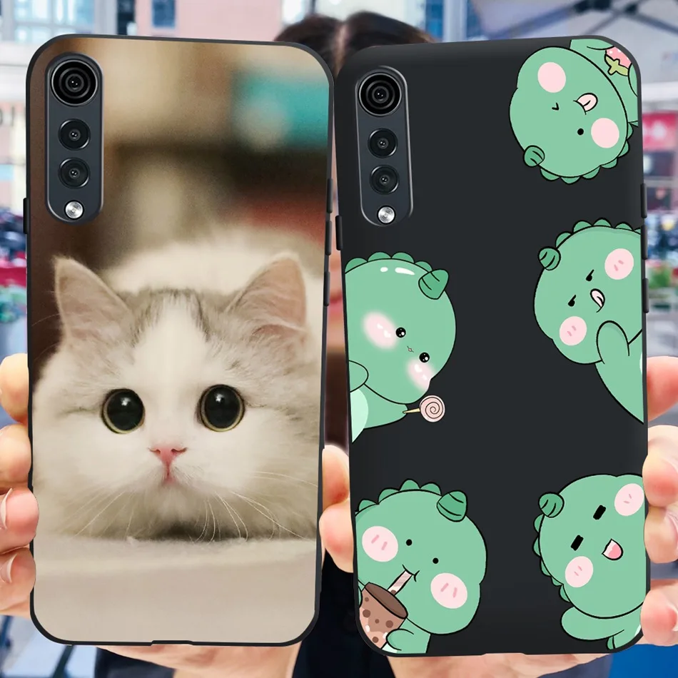 Per Lg Velvet Case Lg Velvet 5G Uw Lm-G900V G900N G910Ewm Cute Soft Silicon Tpu Cover Posteriore Per Lg Velvet 4G Paraurti Del Telefono