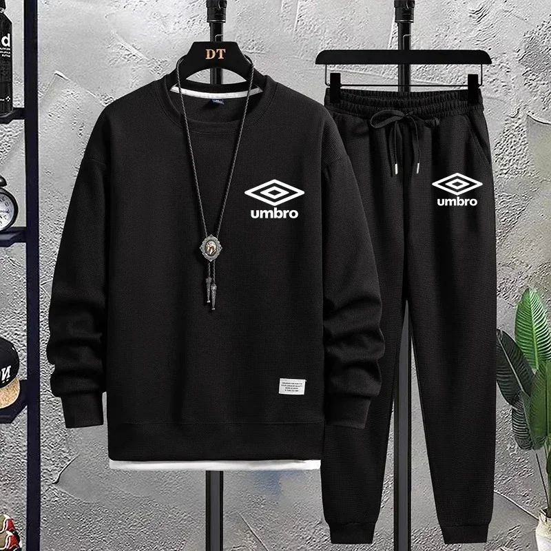 

2024 Tracksuit Men 2 Piece Autumn Winter Jogging Suit Sports Wear Men Running Suit Workout Clothes Men Fashion Clothing