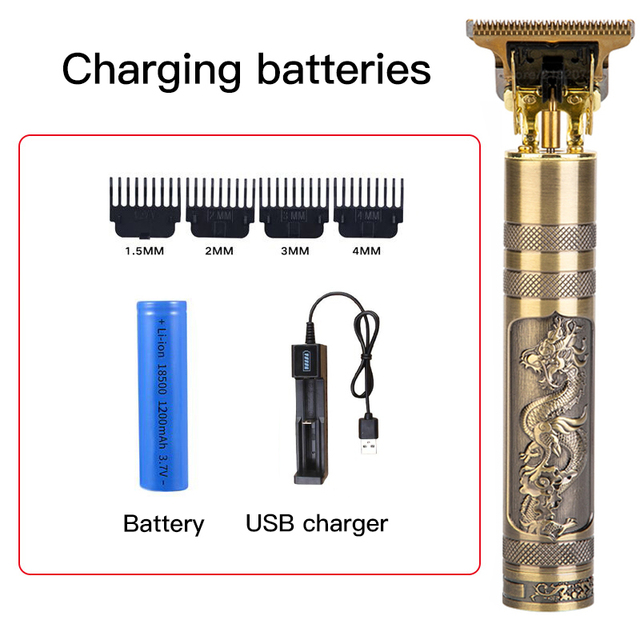 USB Electric Hair Clipper Man 0mm Shaver Trimmer For Men Barber Professional Beard Rechargeable Hair Cutting Machine