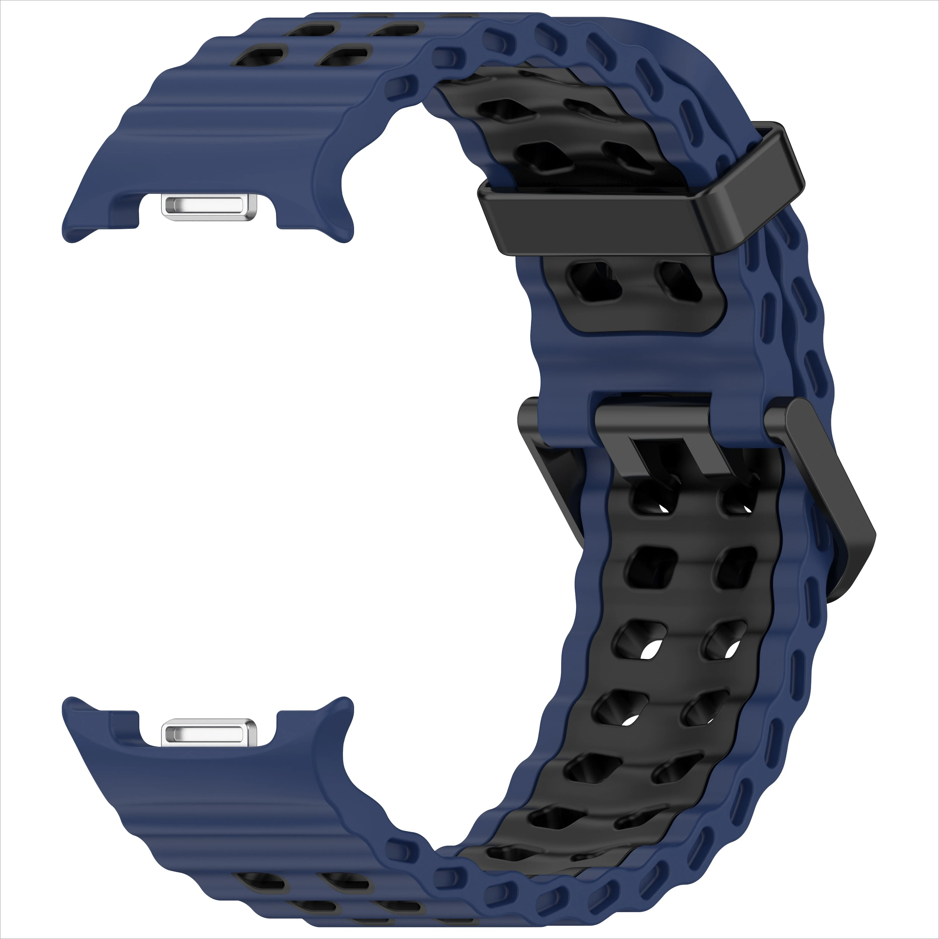 Two-Tone Silicone Sport Band Replacement for Galaxy Watch 8 Classic 46MM