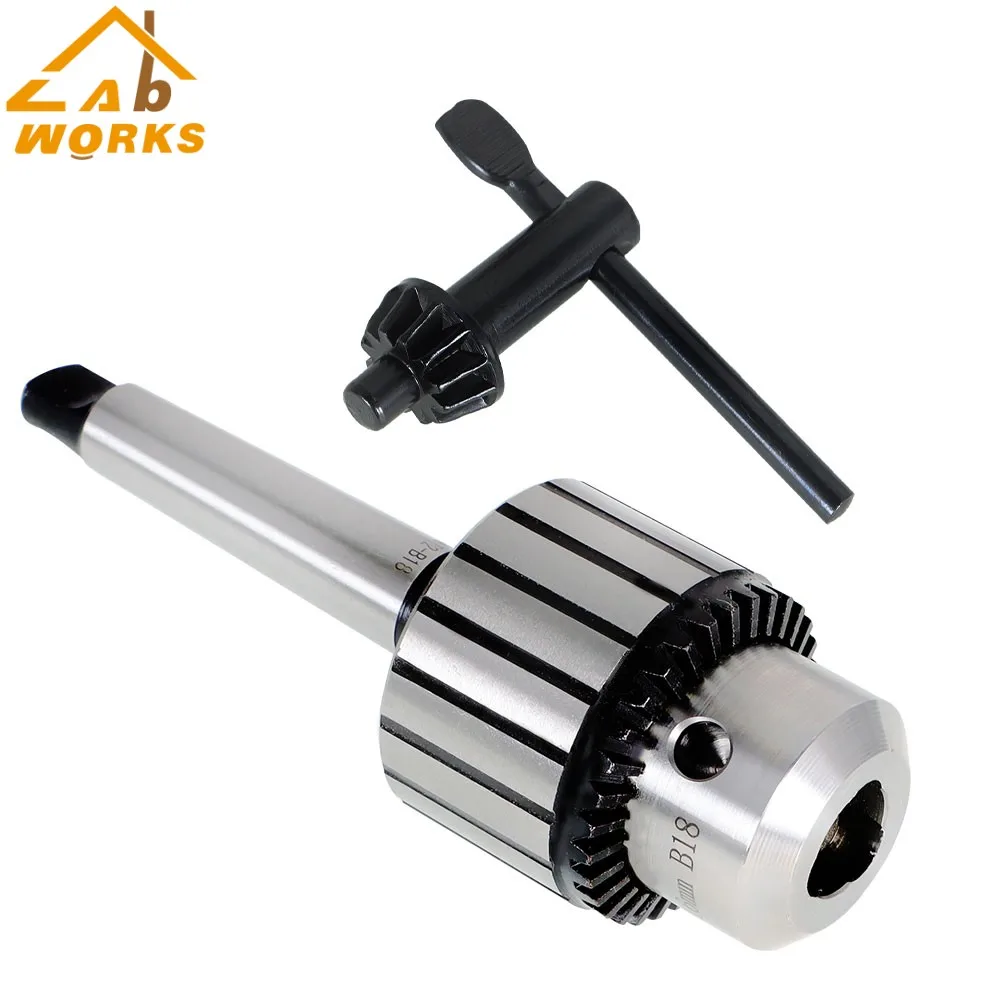 

5/8 Inch Capacity Heavy Duty Drill Chuck With K32 Chuck Key And MT2 Shank