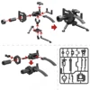 25/50/100/200Pcs WW2 Military Weapons Soldier Police Gangster SWAT Gun Mortar Building Blocks Figure Accessories Model Brick Toy 5