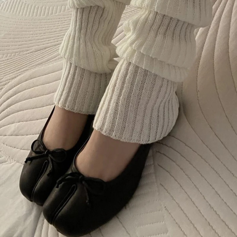 IPPEUM Tabis Shoes Split Toe Ballet Flats Plus Size 43 Women Mary