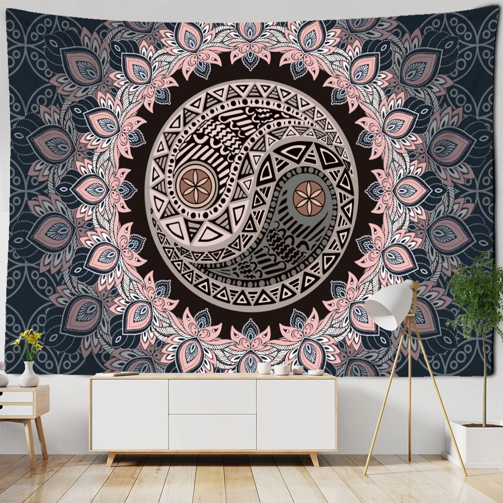 Tapestry decorations Mandala Tapestry Wall Hanging Mystic Witchcraft Boho Psychedelic Hippie Art Tapiz Bedroom Home Decor
