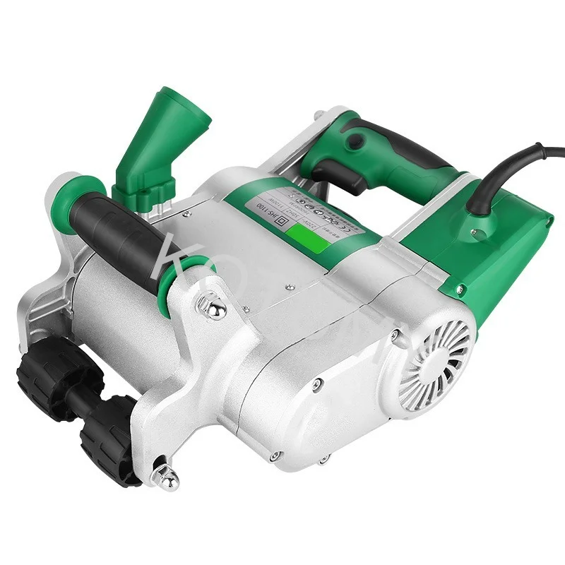 220V/110V 1100W Electric Brick Wall Chaser/Concrete Cutter Notcher/ Floor Wall Groove Cutting Machine Grooving Construction Tool