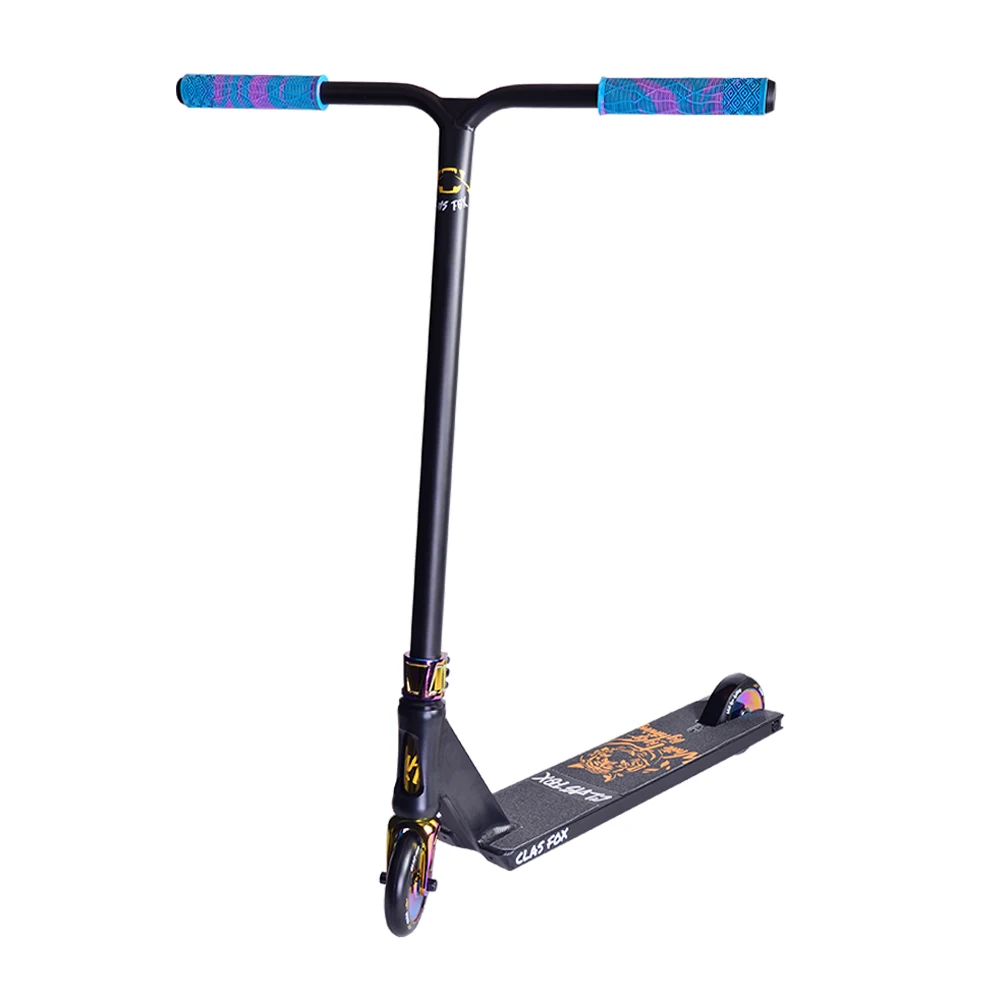 Trottinette Freestyle Mongoose Rise 110 - Alliage Léger, Charge 100kg - Violet