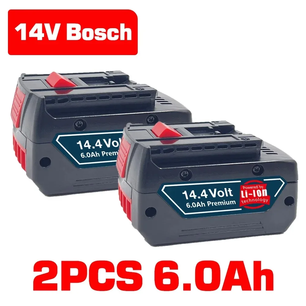 

14.4V 10Ah rechargeable lithium battery pack, suitable for Bosch cordless drill screwdrivers BAT607, BAT607G, BAT614, BAT614G