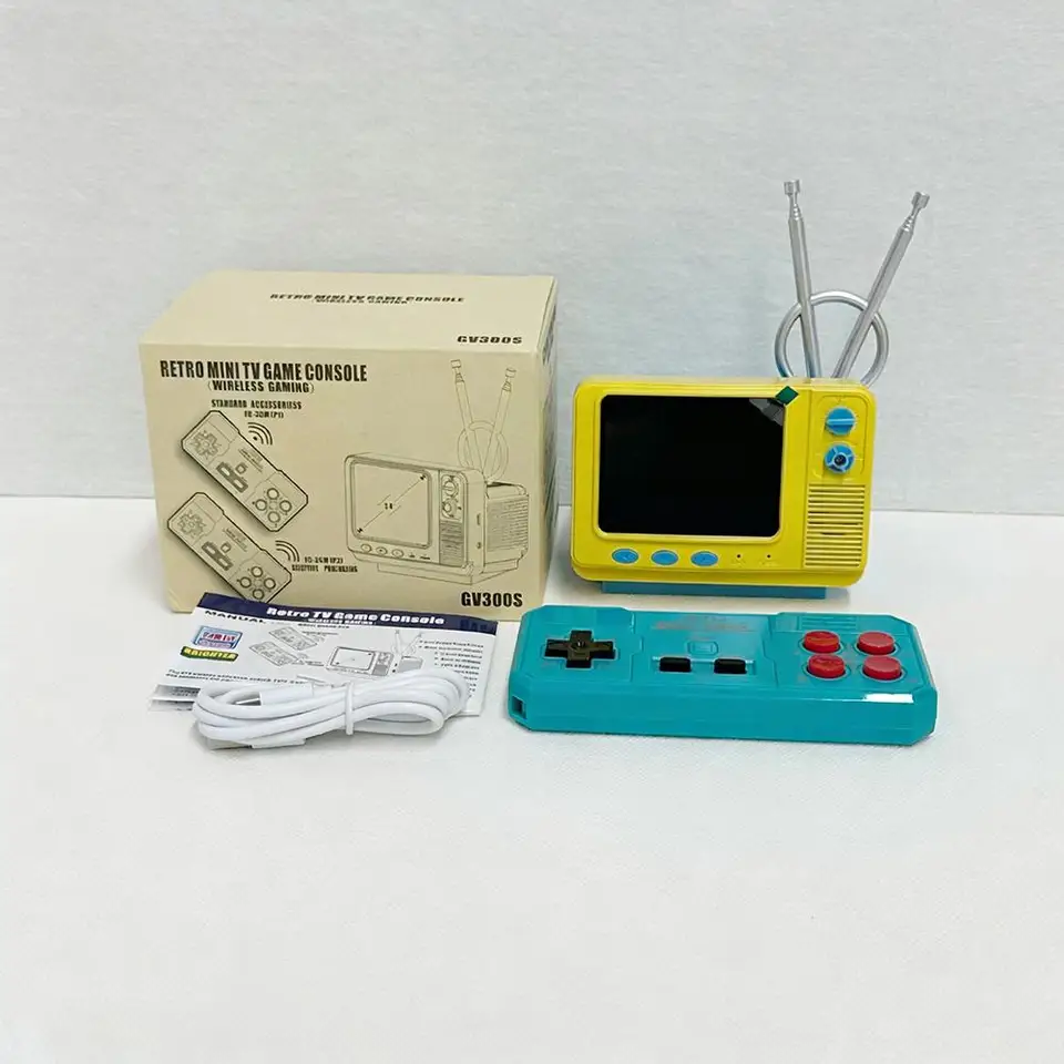 GV300s Retro TV Console 3.0 Inch Handheld Game Player Built-in 339 C3 Classic Games Mini Pocket Gamepad For Kids Gift_voghion.com
