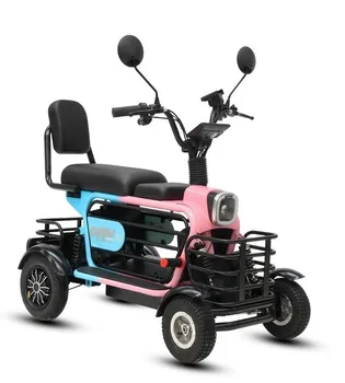 fast fat tire China luggage double motor adult motorcycle mobility scooters electric 4 wheel  for disabled 1