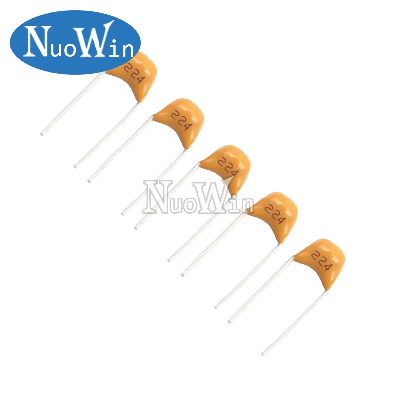 Ceramic Capacitor Multilayer Capacitor 100PCS MLCC Monolithic Ceramic Capacitor 10PF-2.2UF 50V P = 5.08mm