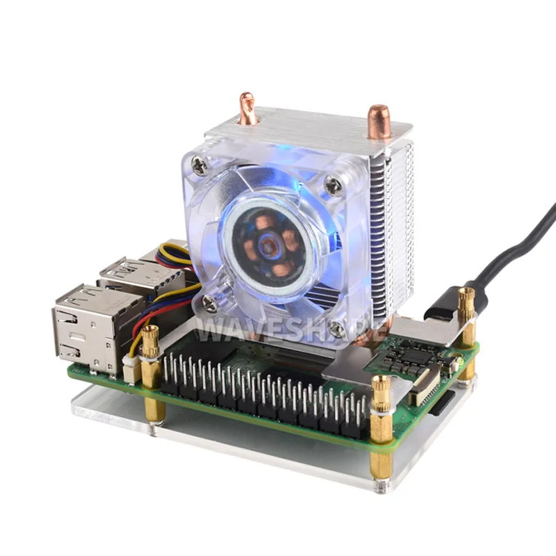 Raspberry Pi 5 ICE Ÿ,   RGB ǳ, Pi 5 CPU , U  Ʃ 
