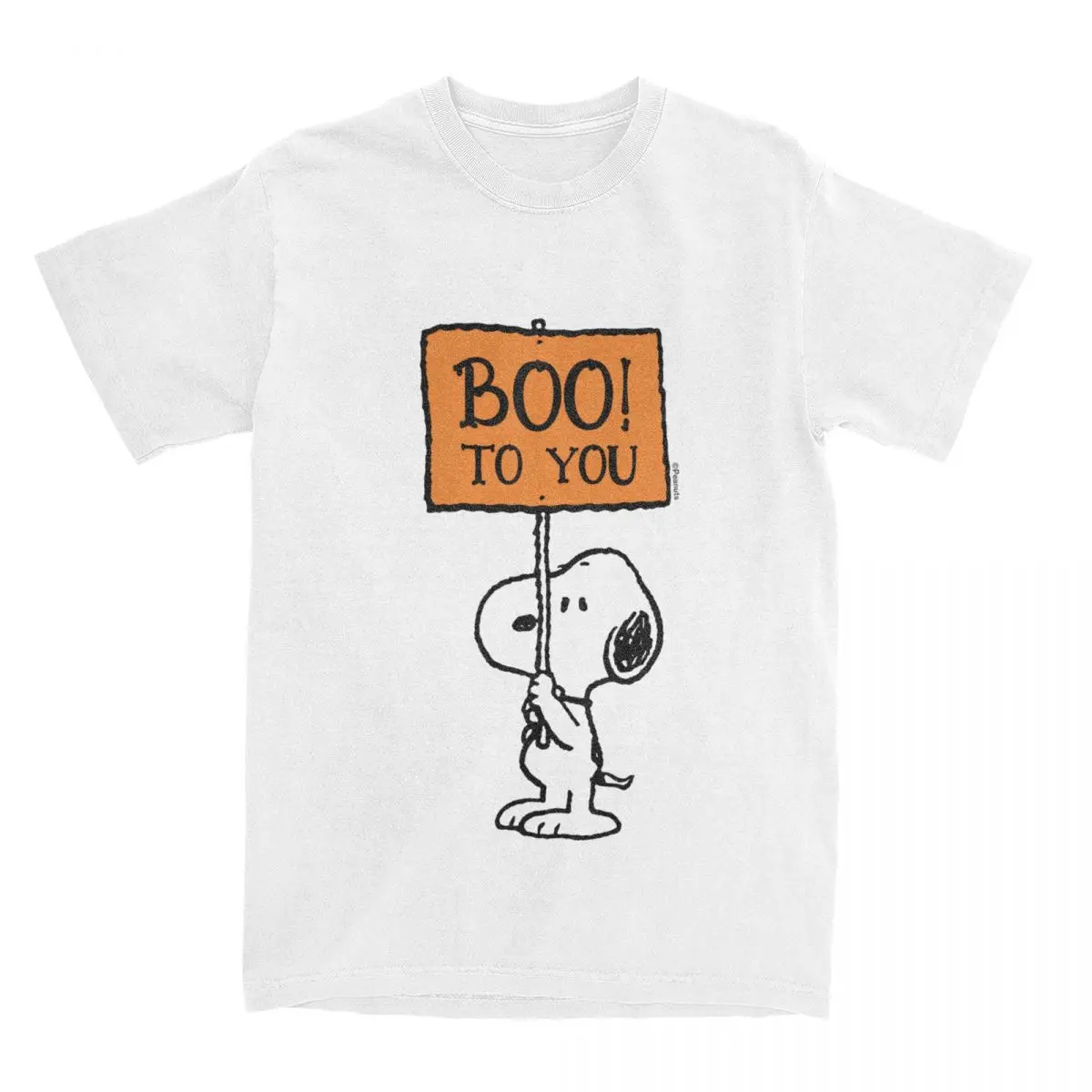 Peanuts Snoopy Boo Cute Cartoon Dog Merchandise Shirt Uomo Donna Vintage 100% Cotone Stampa Grafica Abbigliamento