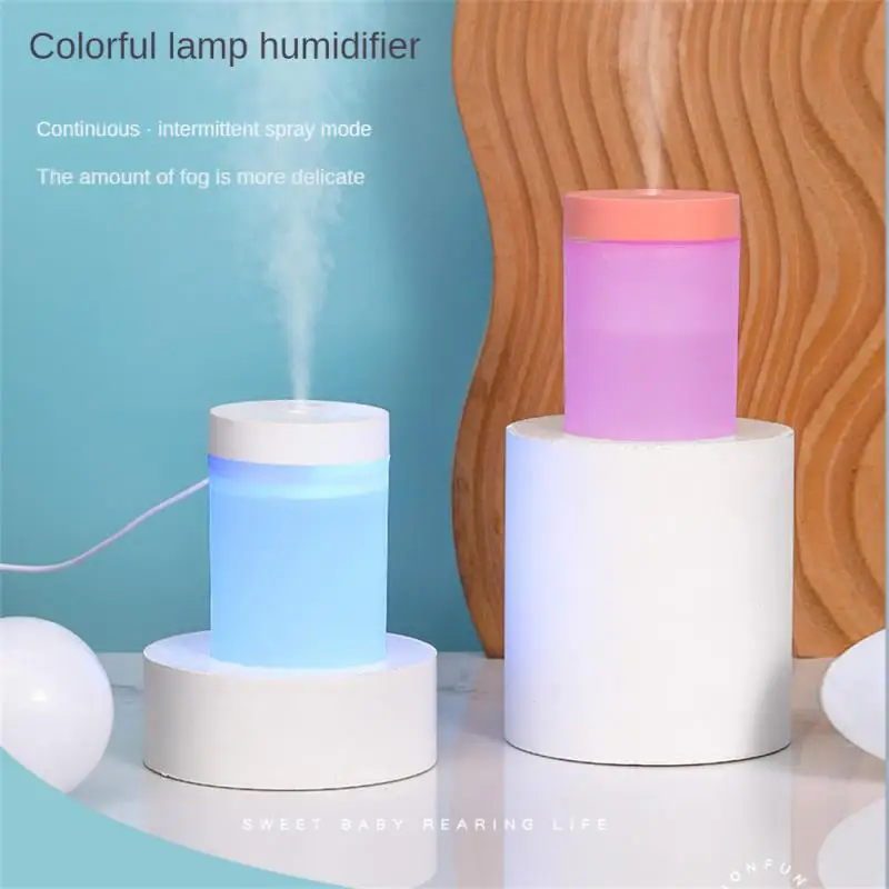 USB Car air Humidifier portable low noise comprehensive moisture warm light Essential Oil Diffuser Humidifier car accessories