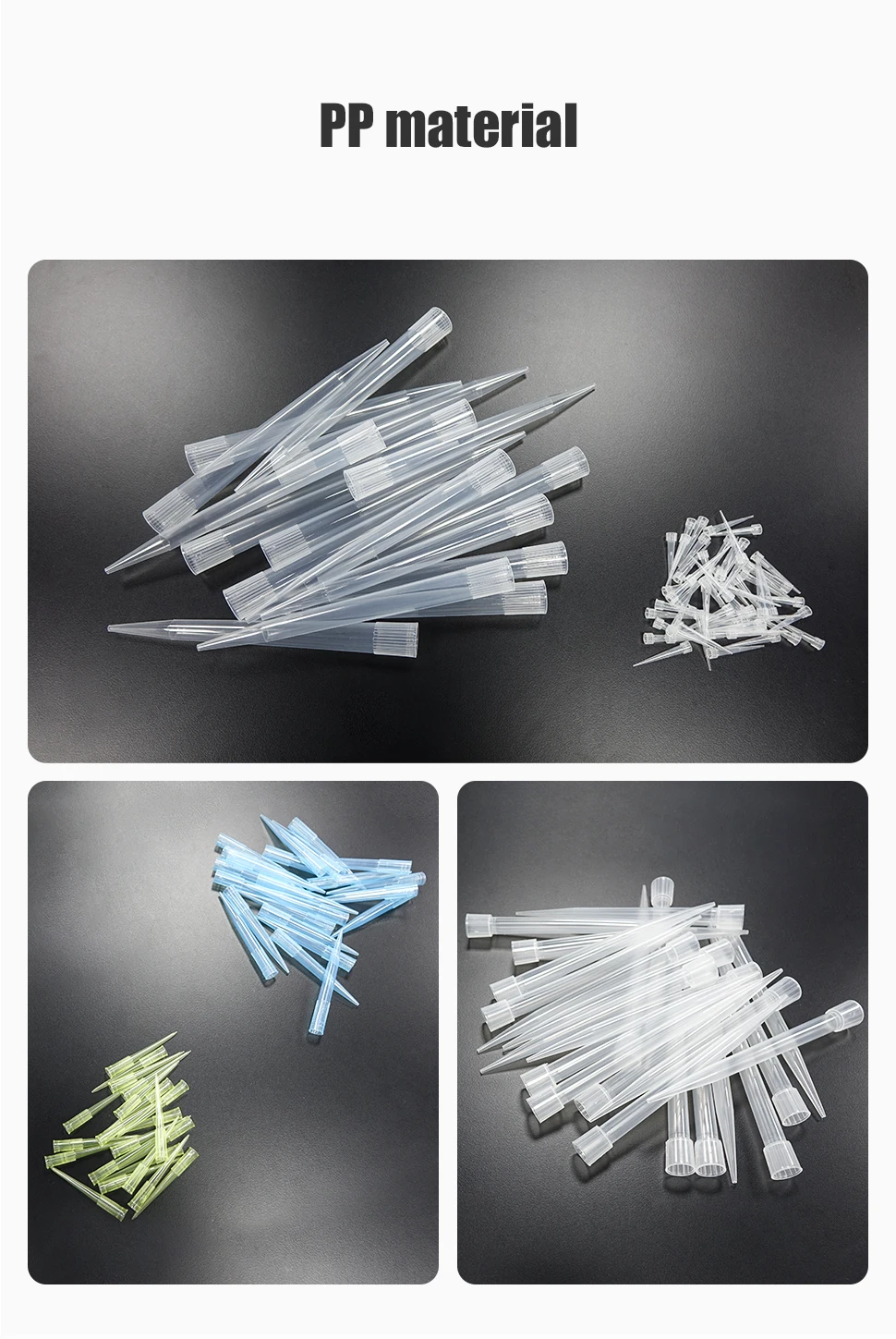 Westtune Laboratory 10ul 200ul 1 ml 5 ml 10 ml Labor-Flüssigkeitspipette Pipettierspitzen, Universal-Pipettenspitzen – Detail 2