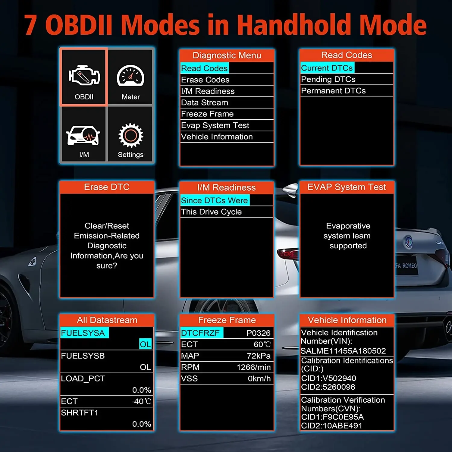 ANCEL BD310 Auto OBD2 Scanner Bluetooth Car Diagnostic Tool 3 in1 for Android & iPhone  For Car Digital Meter OBD 2 Free Update 3