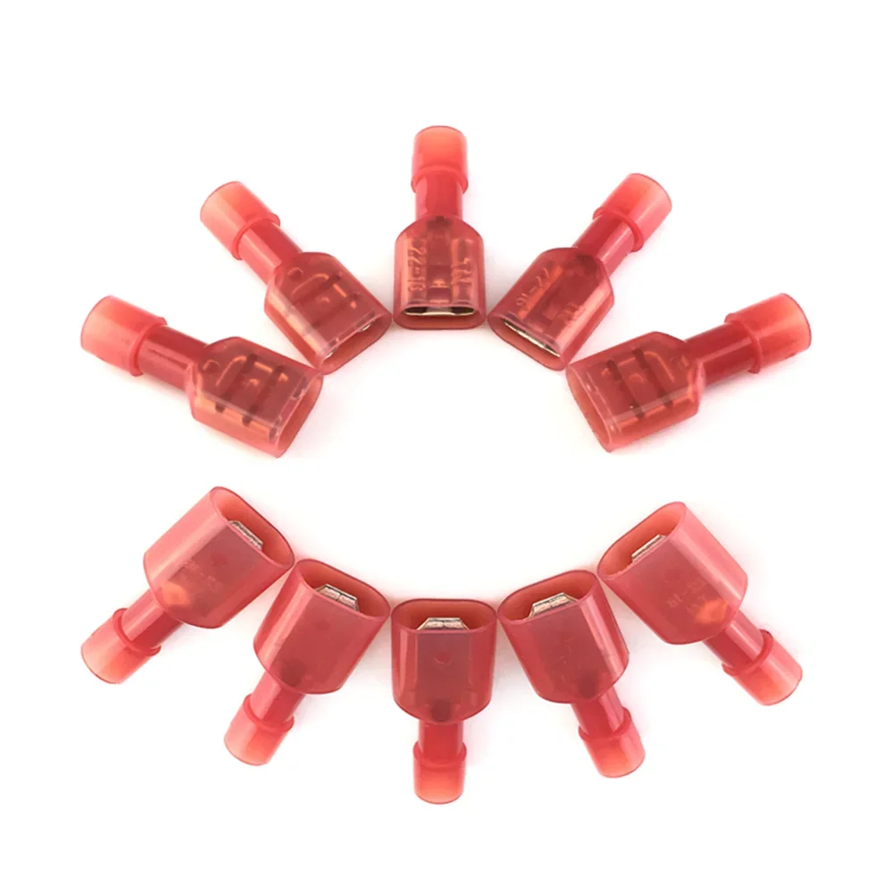 60Pcs Spade Terminal Female Male Connector Lug Wire Terminal Butt Splice Terminals for Wire Crimp Connector Assortment