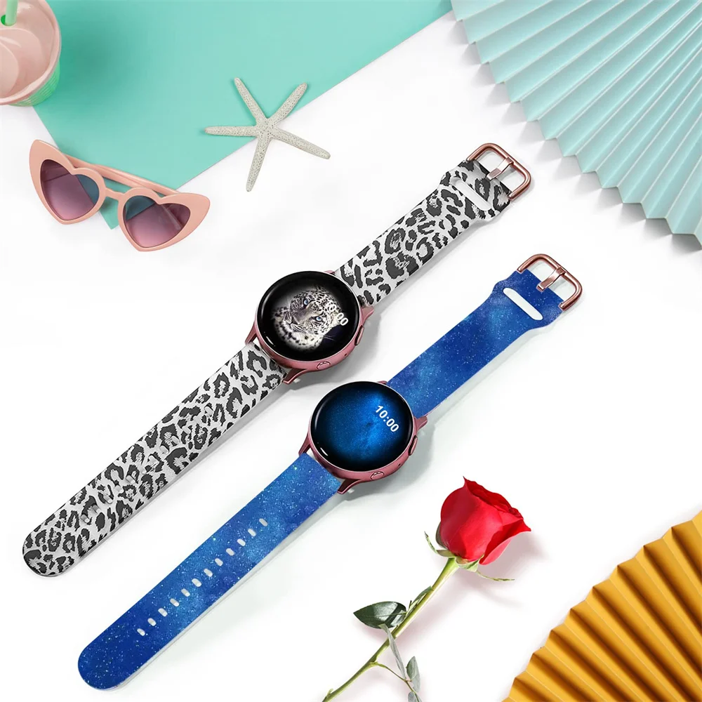 Silicone Sport Strap for Smartwatch – Adjustable Bracelet Belt 18mm/20mm/22mm