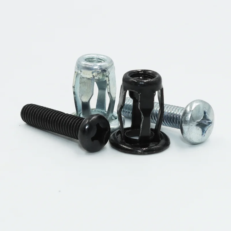Expansion Clamp Petal Rivet Lock Jack Nut Bolt Set Steel Hollow Wall Iron Rivet Riveter Fixed License Plate for Car Screw M4 M5 screw bolt nut set expansion plugs screw washer nut kit auto fasteners assortment