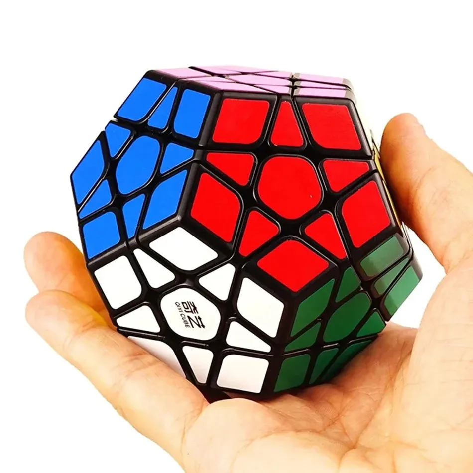 QiYi Qiheng/W/S/S2/M Megaminx Cubes 3x3 Dodecahedron Profession Speed Cube 12 Face Educational Puzzle Cubo Magico Toys Gifts 3