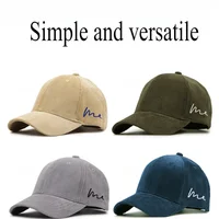 Spring Autumn Big Size Corduroy Baseball Caps 100%Cotton Embroidery Unisex Baseball Hat for  Men Adjustable Outdoor Hip Hop Hats 2