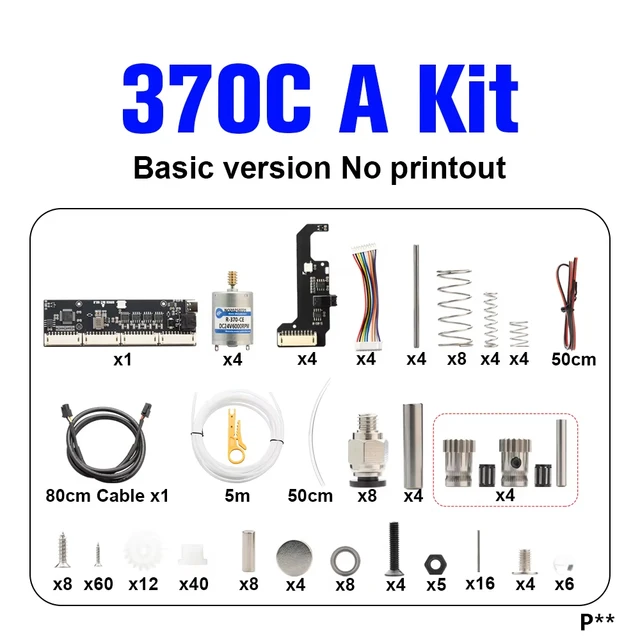 BLV AMS lite BMCU370C BMCU 370C Auto Refill Farm for A1 A1 MINI 3D