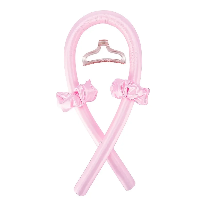 Silk Heatless Curling Set with Headband - Gentle Hair Styling Solution