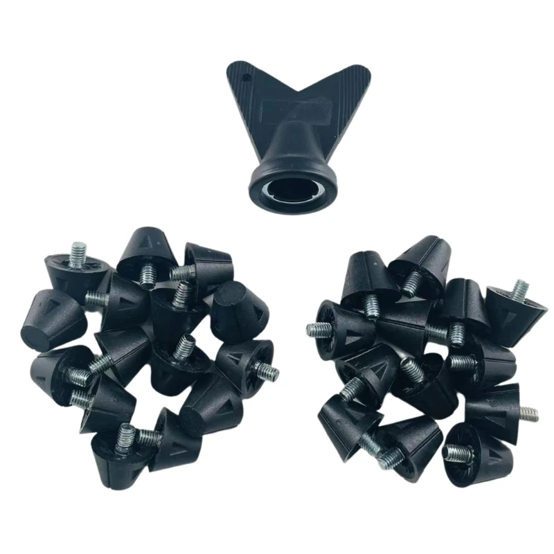 Football Studs 12Pcs/set Football Studs Replacement Safety Plastic Studs Football Boot Studs