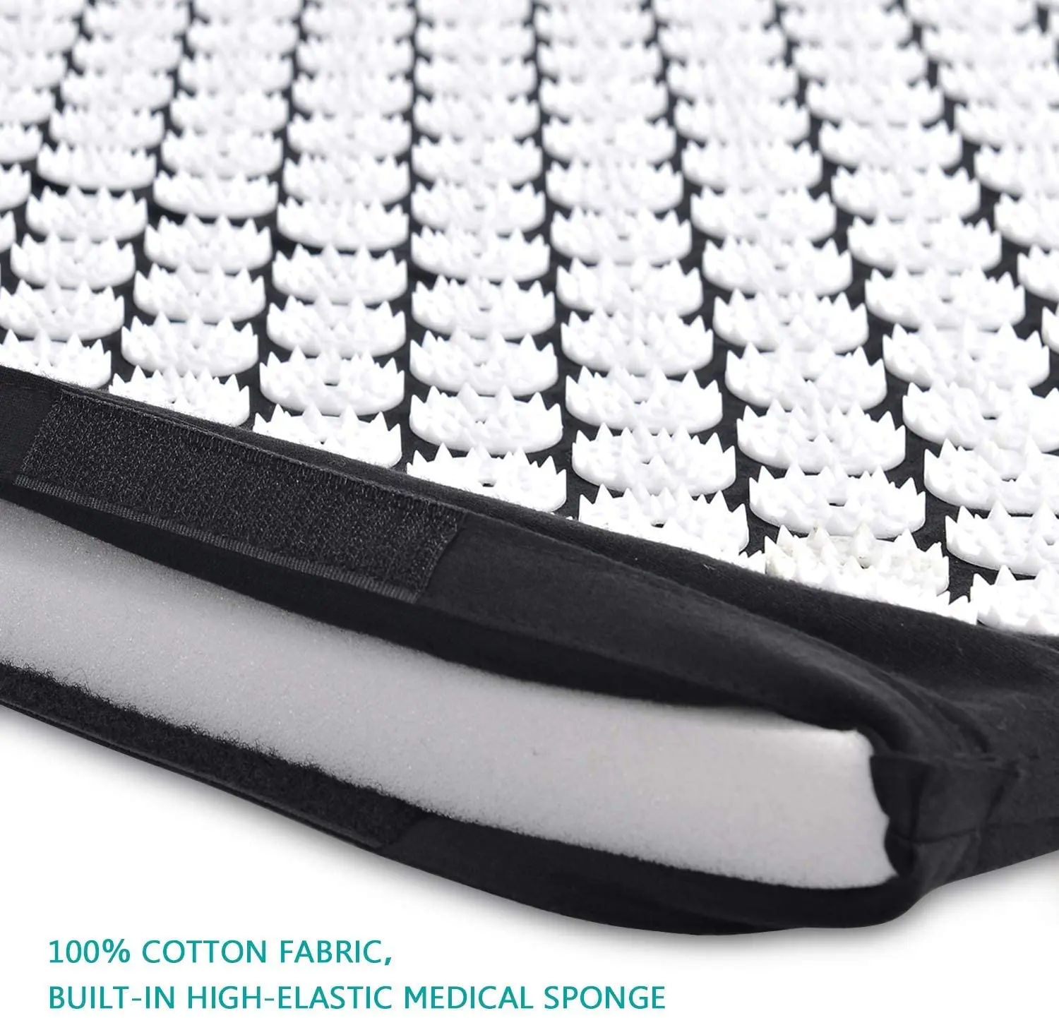 Yoga Acupressure Mat ABS Spike Acupressure Massage Pad Back Body Relieve Stress Tension Relaxation Pain Pad Mat Yoga Mat Massage Pad