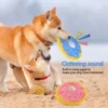 Dog donuts, noisy paper toys, outdoor interactive, squeaking sound, bite resistant, suitable for small and medium-sized dogs 5