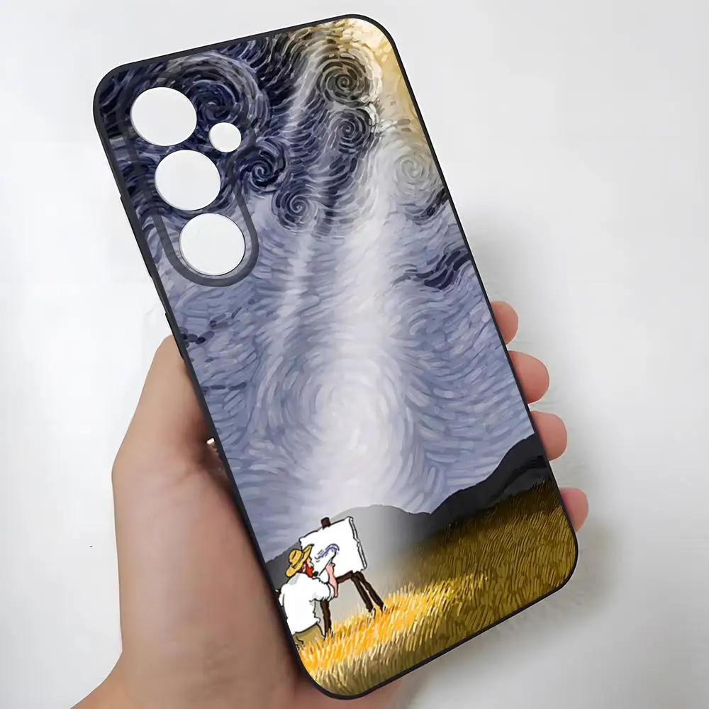 Van Gogh Oil Painting Artistic Glass Phone Case