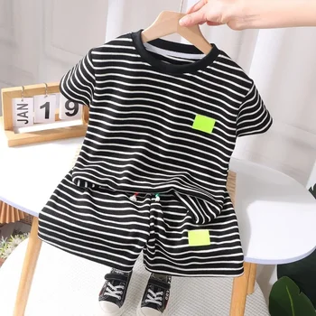 Kids Striped Summer Outfit 1