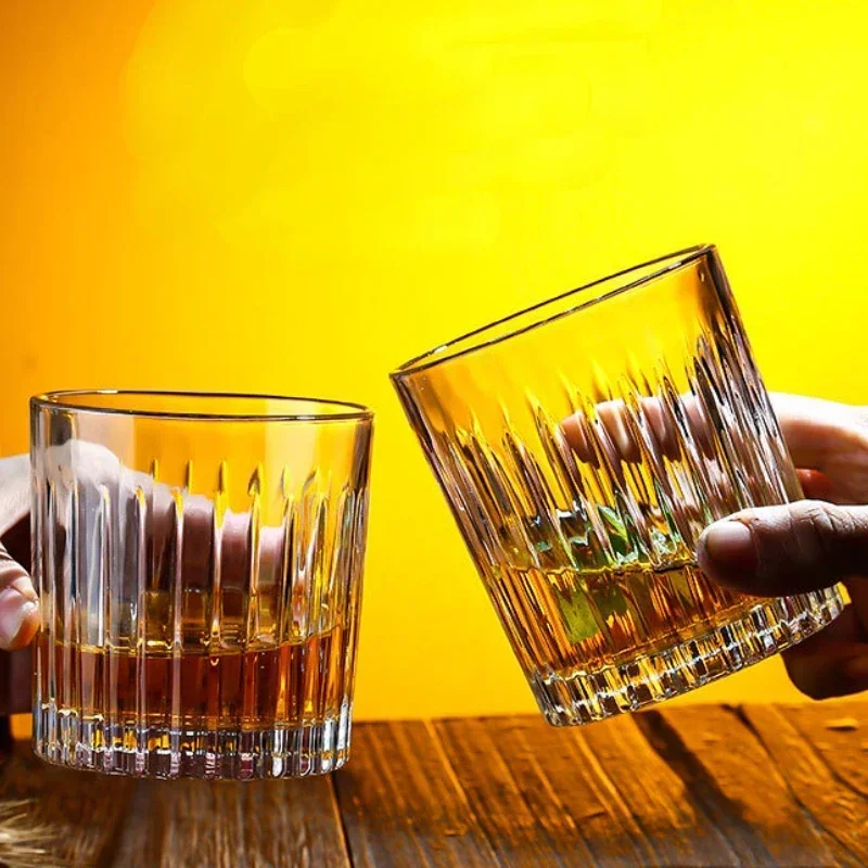 300ml/340ml Whiskey Cup Foreign Wine Glass Crystal Glass Cup for Bar Home Wine Ware Cups European Style Coffee Cups