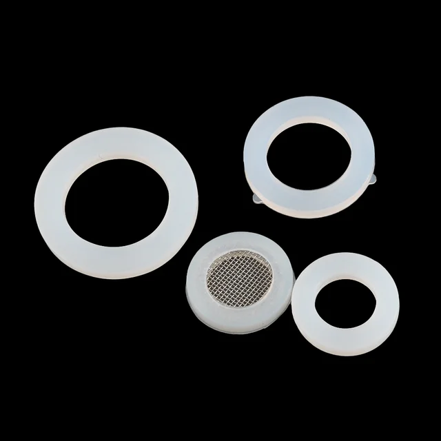 1/2 "3/4" 1 "Szilikon Tömítés Gyűrű Tömítő 25Db Fehér Szilikongyűrű Gumi Padon
