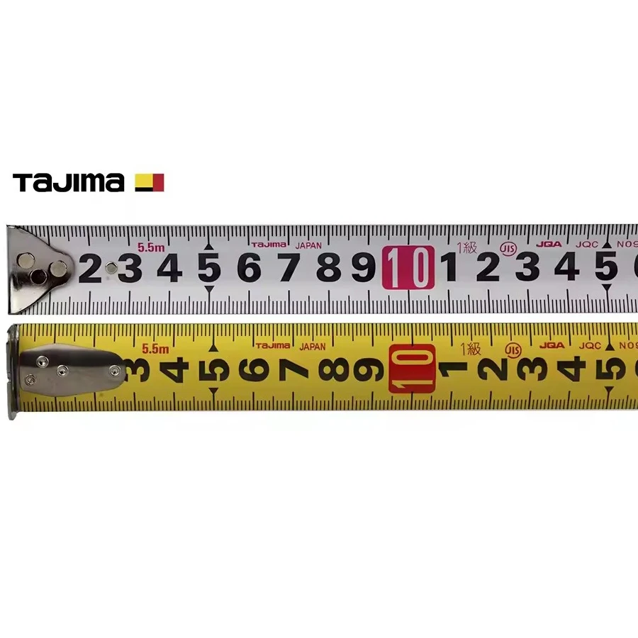 TAJIMA 1001-1878 10mx25mm 고정밀 내마모성 건축용 줄자 가정용 줄자 측정 도구