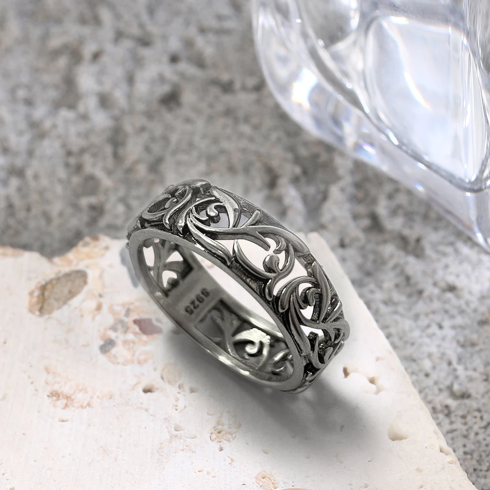アクセサリー vintage ring 925 silver Vintage 925 Sterling Silver Seven Deadly Sins Ring for Men