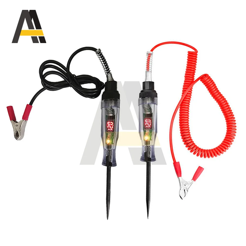 3 36V 6 24V DC Car Truck Voltage Circuit Tester Digital Display 3-36v-6-24v-dc-car-truck-voltage-circuit-tester-digital-display
