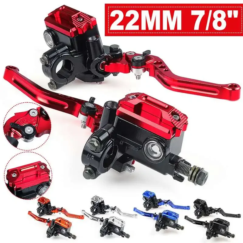1" 25mm Brake Master Cylinder Lever Hydraulic Clutch Brake Goldwing Left Right Set Universal For Honda Yamaha Suzuki Kawasaki Motorcycle