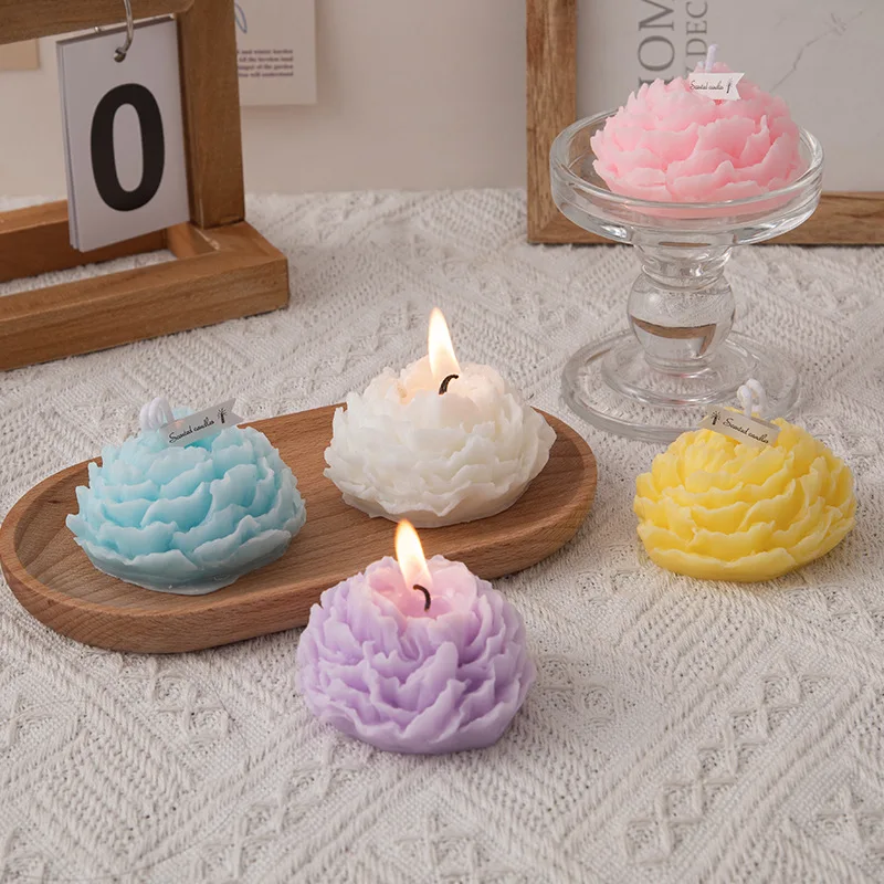 

Peony Flower Shaped Aromatherapy Candle