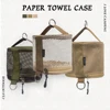 Portable Outdoor Camping Tissue Case with Hook Roll Paper Storage Bag Toilet Paper Storage Box for Picnic Hiking Camping 4