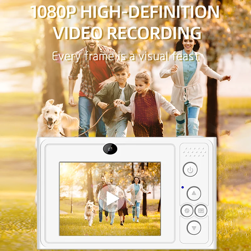 Portable Retro CCD Digital Camera with Auto Focus