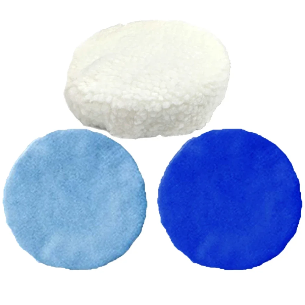 

10-Pieces Car Polisher Covers: High-Strength Microfiber, Waxing And Polishing, Adjustable, Fits 9-10 Inch Polishers