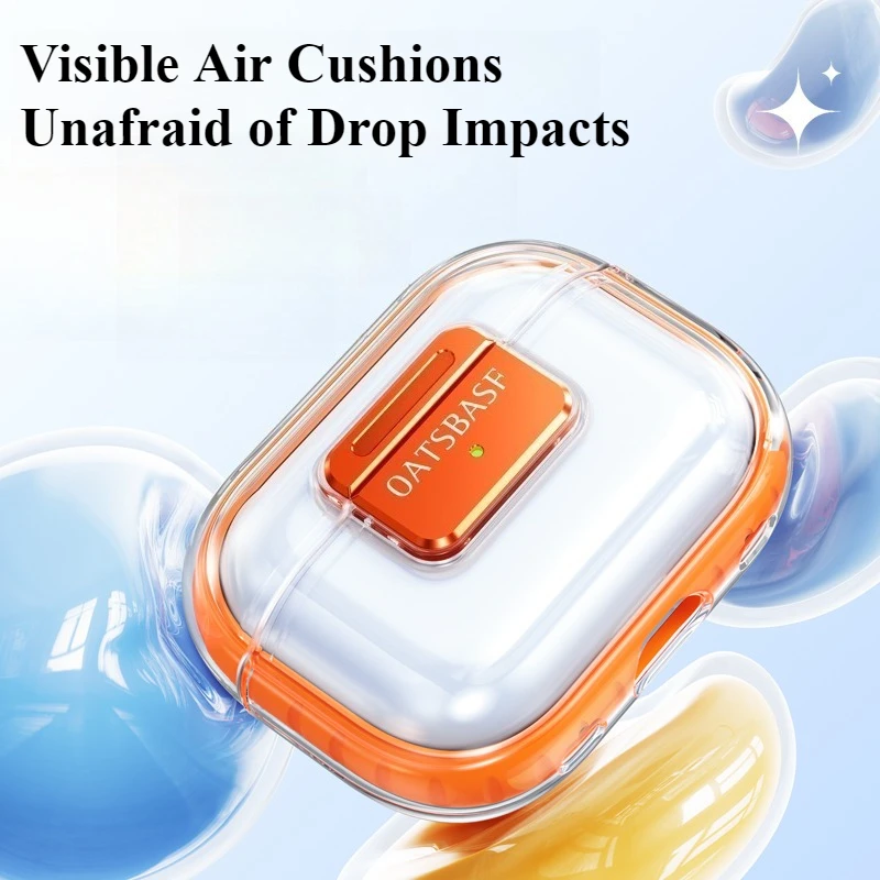 Eary Transparent Case for AirPods Pro 1/2 Cover Magnetic Soft Silicone Protective Case for Apple AirPods Pro 1/2 Earphone Cover