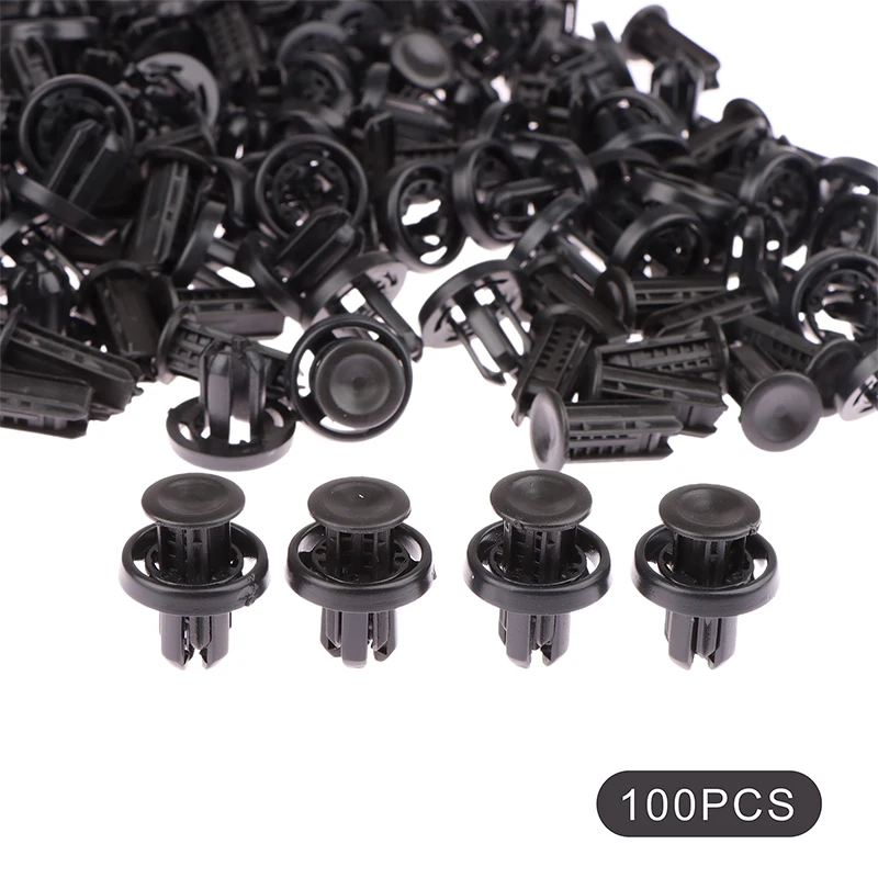 

100PCS Push Type Clips Fits For Part 91505-TM8-003 91505TM8003 Trim Panel Retainer Fastener Kit Auto Plastic Clip