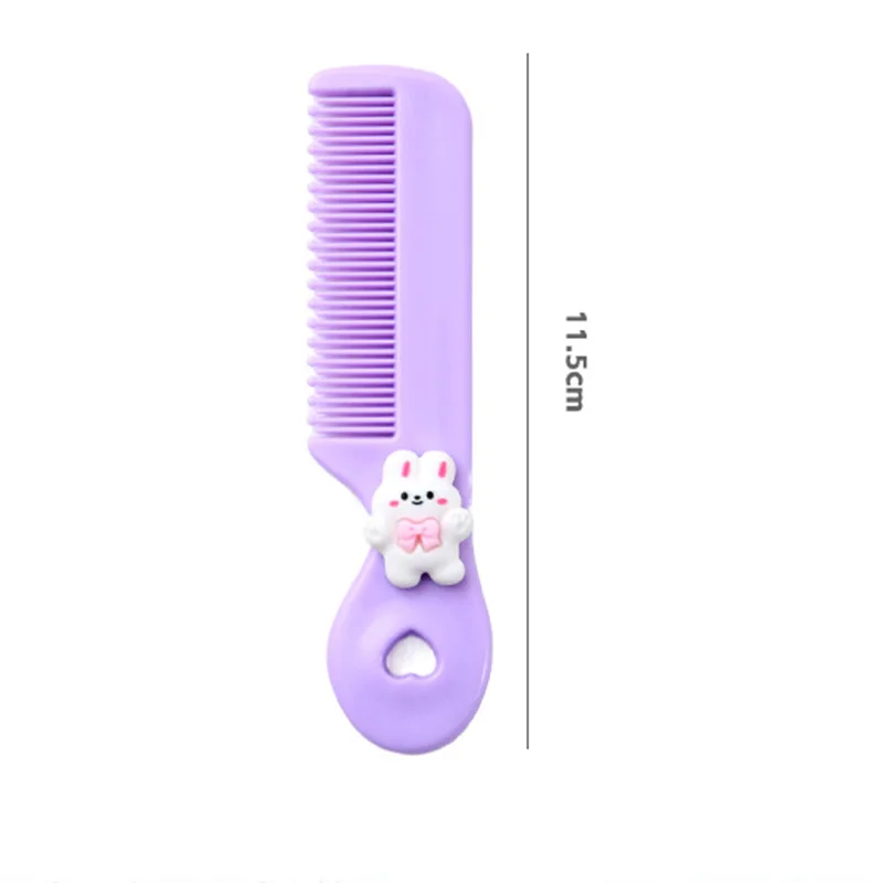 Baby Cartoon Combs Portable Untangling Bangs Round Tooth Hairbrush Children Small Anti-screw Hair Brush Comb for Girls Things